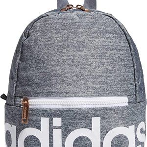 adidas Linear Mini Backpack Small Travel Bag Grey/White